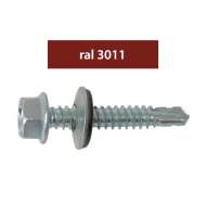 Suruburi Perforatoare Ral3011-bordo 4.8x35mm, 250/set
