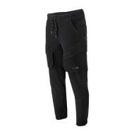 Pantalon Elastic Cu Snur Si Mansete / Negru - 3xl