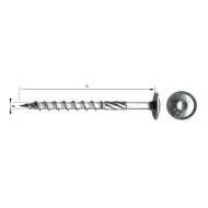 Suruburi Cu Cap Torx Torbante T40 8x300mm, 50/set