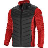 Jacheta Cu Imprimeu Si Matlasare / Rosu-negru - Xl