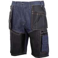 Pantalon Lucru Tip-blugi Scurt Cu Intaritura - L