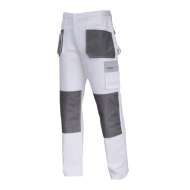 Pantalon Lucru Mediu-gros Bumbac / Alb - Xl/56