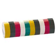 Benzi Izolatoare Multicolor 19x0.13mm / 10m, 10/set