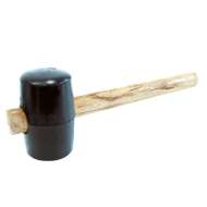Ciocan Cauciuc Cu Maner Lemn 58mm / 350g