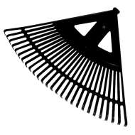 Grebla Plastic Evantai 580mm / 27 Dinti / Neagra