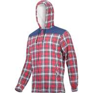 Jacheta Flanel Cu Carouri Captusita / Rosu - 3xl