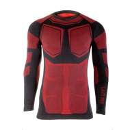 Bluza De Corp Termoactiva / Negru-rosu - L/xl