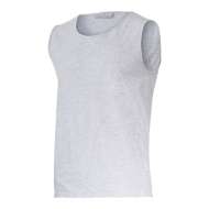 Tricou Bumbac Fara Maneci / Gri - 3xl