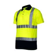 Tricou Reflectorizant Polo / Verde - 2xl