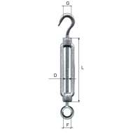 Intinzator Carlig - Inel Zincat 8mm / 10/11mmx110mm