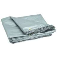 Prelata Cu Inele 150 G/Mp, 10X15 M, Argintiu