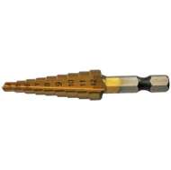 Burghiu Metal Hss Titanat In Trepte 4-12 Mm