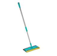 Mop Plat Clip-On Cu Laveta Microfibra, Coada Metalica Telescopica