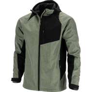 Jacheta Elastica Cu Gluga / Gri-verzui - Xl