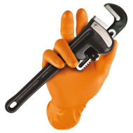 Manusi Nitril "Grippaz 246", Portocalii, 50 Buc - Xl