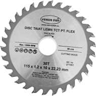 Disc Taiat Lemn Tct Pentru Flex  115X1.2X10X22.23 Mm - 30 T
