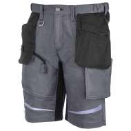 Pantalon Lucru Slim-fit Scurt / Gri - S