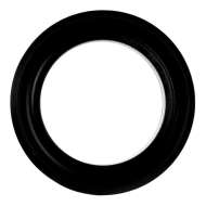 Rozeta Negru Mat 120 Mm