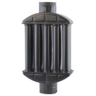 Recuperator Caldura Negru Mat 0.4 Mm - 120 Mm