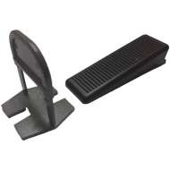 Sistem Nivelare Gresie/Faianta - Set 50 Clips Pt. Rost Min.1 Mm+ 50 Pene Pt.gros.placi Max.12 Mm