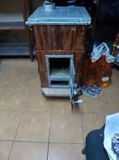 Soba turn 3 randuri cu plita stut si cu mana curenta 