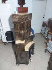 Soba colt ( steluta) 5 randuri plus garnitura , culoare gri-verde 