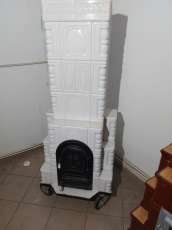 Soba semineu 6 randuri plus garnitura ,culoare alb