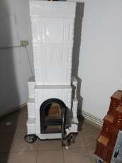 Soba semineu 6 randuri plus garnitura ,culoare alb