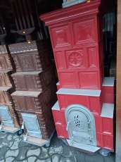 Soba semineu 6 randuri plus garnitura ,culoare rosie 