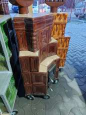 Soba colt ( steluta ) 4 randuri plus garnitura ,culoare maro 