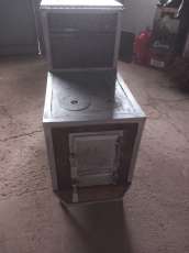 Soba agvariu plita 3 ochiuri 3 randuri plus garnitura , cuptor si plita stut 