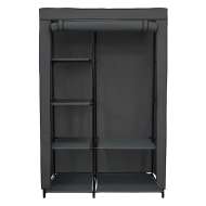 Dulap Haine Textil Cu Rulou - 105x45x160cm / Gri