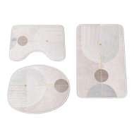 Covorase Baie Flanel - 40x60/40x50/40x45cm / Cercuri