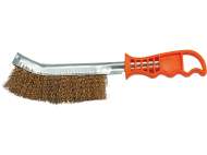 Perie SÂrmĂ De AlamĂ, Cu MÂner Plastic