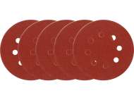 Discuri Din PÂnzĂ AbrazivĂ Cu GĂuri, P60, 125mm, 5 Buc