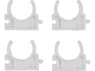 Set 4 Cleme Suport ȚeavĂ Pvc, Pe, Pe-x, Pp, Pb, 20mm