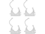 Set 4 Cleme Blocabile Suport ȚeavĂ Pvc, Pe, Pe-x, Pp, Pb, 20mm