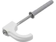 Set 4 CÂrlige Cu Dibluri, Pentru Țevi 15-28mm