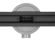 RigolĂ DuȘ ''slim Black'', 90 Cm