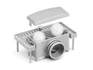 RigolĂ DuȘ De Perete ''brick'', 40cm, Wet&dry