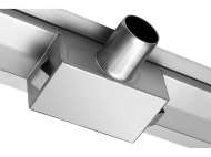 RigolĂ DuȘ, SticlĂ AlbĂ 80cm, Wet&dry