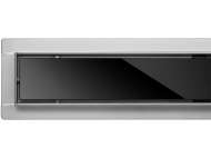 RigolĂ DuȘ SticlĂ NeagrĂ 90cm, Wet&dry