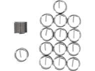 InserȚie SpiralatĂ Pentru Reparat Filete M10x1.0x15mm, 15 Buc