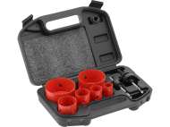 Set Carote Pentru Electricieni, 8 Buc, 22-73mm