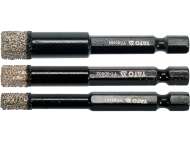 Set 3 Burghie Diamantate Pentru CeramicĂ