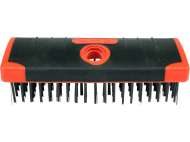 Perie De SÂrmĂ Din OȚel, 6 RÂnduri, Corp De Plastic