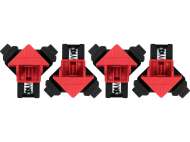 Set 4 Cleme Unghiulare Cu Arc