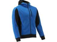 Jacheta Fleece Cu Gluga Sarna Albastra S