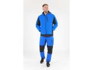 Jacheta Fleece Cu Gluga Sarna Albastra M