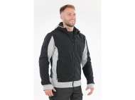 Jacheta Fleece Cu Gluga Sarna Neagru S